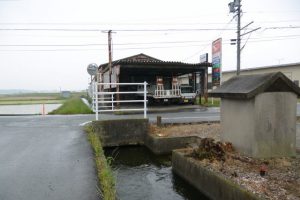 福井水路へ流れ込む水路の上流側