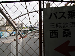 JR・近鉄桑名駅からのチラリ