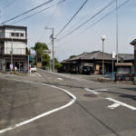 坂本公会堂前の分岐（巡見道）