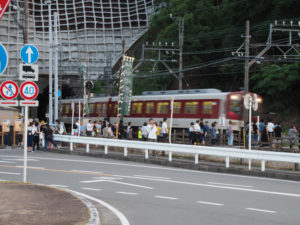 赤崎神社（豊受大神宮 末社）付近の踏切