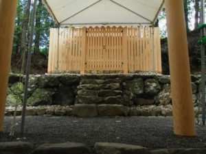雨儀廊が設置されていた大山祗神社および子安神社（ともに皇大神宮 所管社）