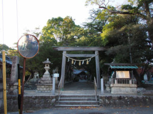 6 小許曽神社（東海道 (9)日永の追分）