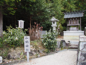 加納神社、美波多神社（名張市新田）